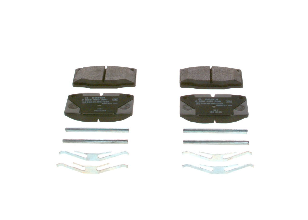 Brake Pad Set, disc brake - 0 986 469 390 BOSCH