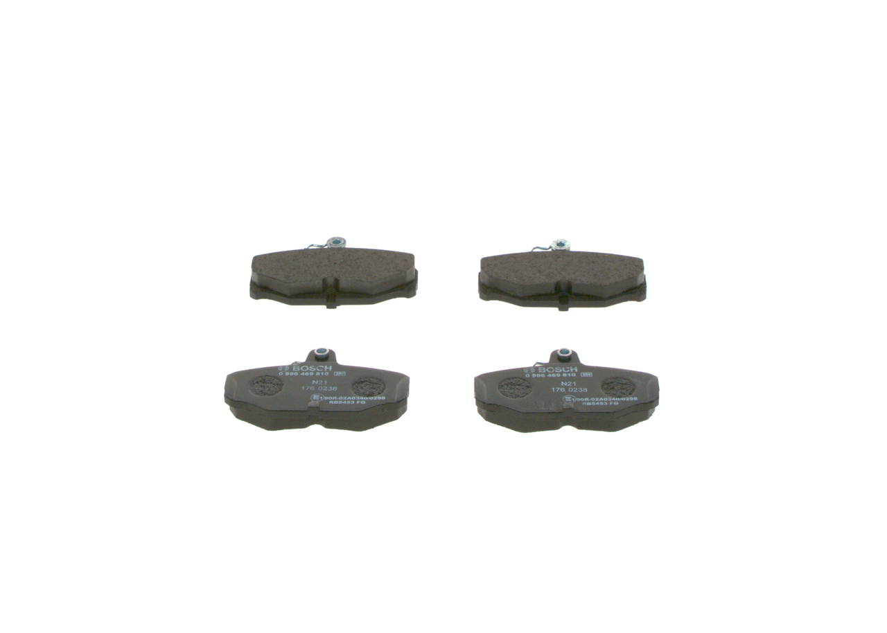 Brake Pad Set, disc brake - 0 986 469 810 BOSCH