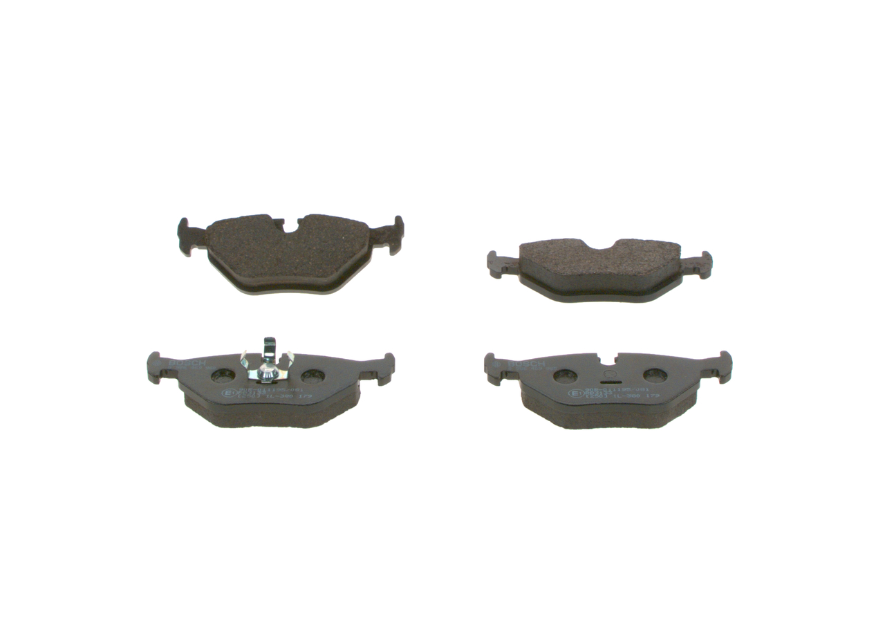 Комплект тормозных колодок, дисковый тормоз - 0 986 469 960 BOSCH