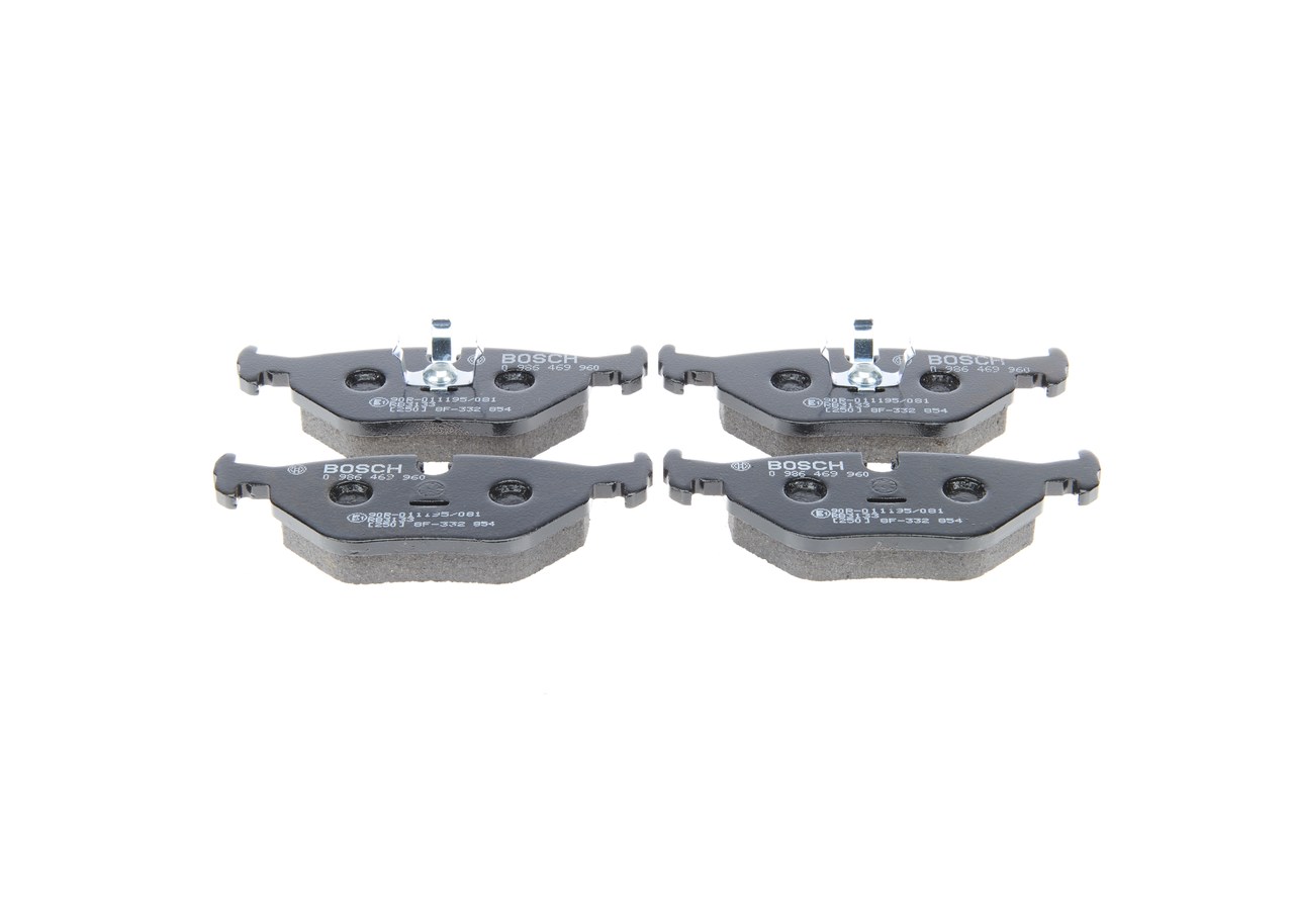 Brake Pad Set, disc brake - 0 986 469 960 BOSCH