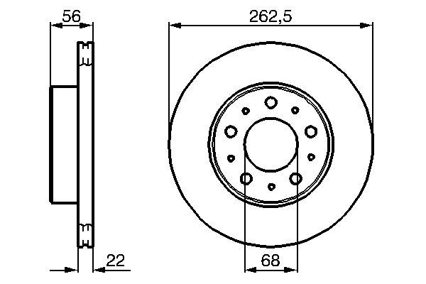 Discofreno - 0 986 478 283 BOSCH