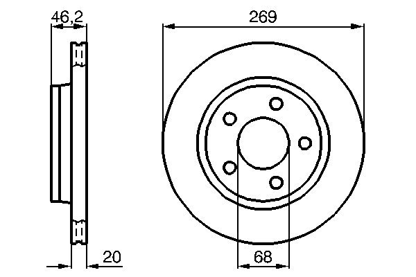 Discofreno - 0 986 478 316 BOSCH