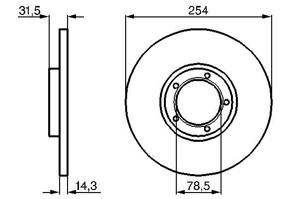 Discofreno - 0 986 478 345 BOSCH