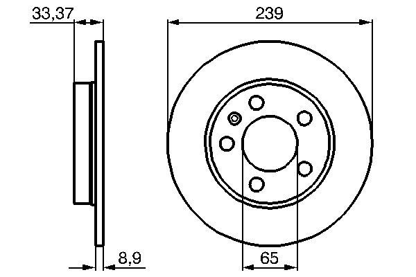 Discofreno - 0 986 478 481 BOSCH