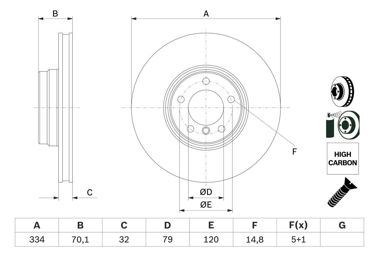 Discofreno - 0 986 478 623 BOSCH