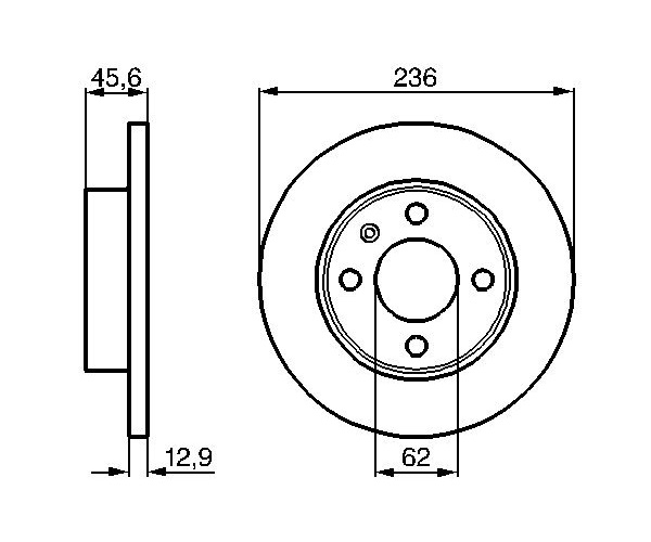 Brake Disc - 0 986 478 859 BOSCH