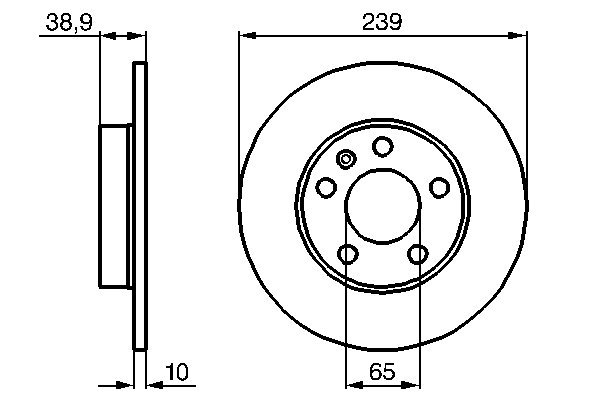 Discofreno - 0 986 478 894 BOSCH