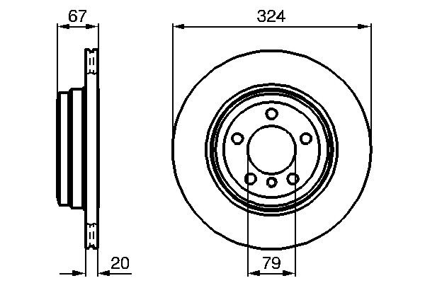 Discofreno - 0 986 479 004 BOSCH