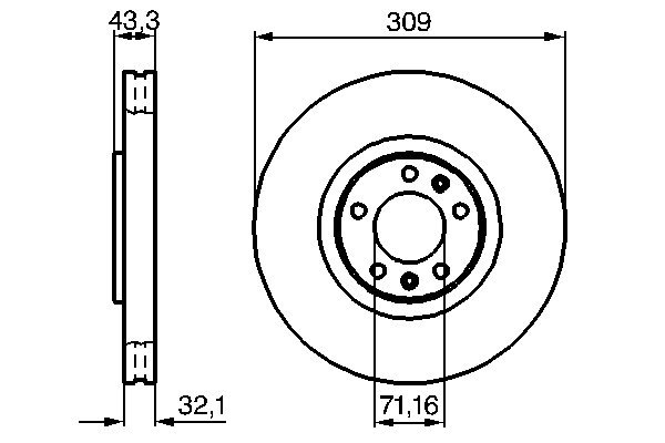 Discofreno - 0 986 479 027 BOSCH