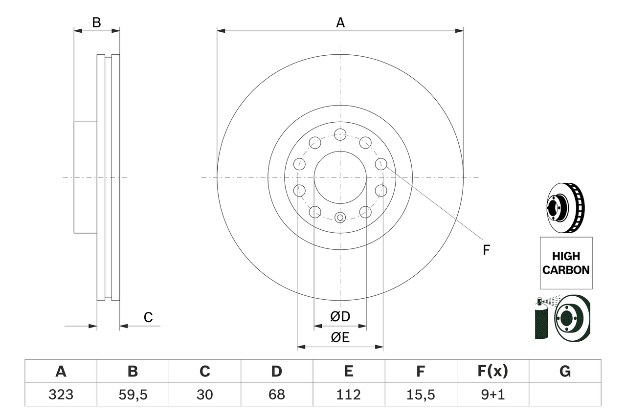 Discofreno - 0 986 479 060 BOSCH