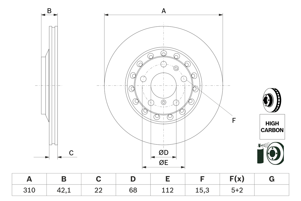Discofreno - 0 986 479 062 BOSCH