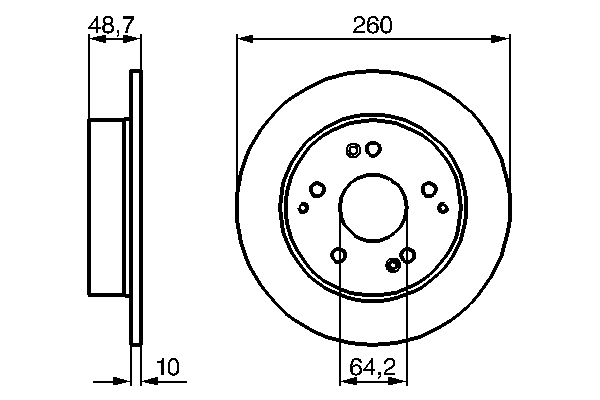 Discofreno - 0 986 479 225 BOSCH