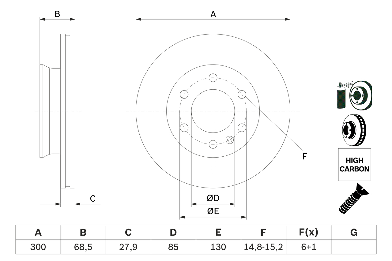 Discofreno - 0 986 479 294 BOSCH