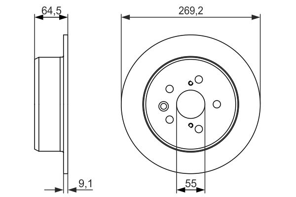 Discofreno - 0 986 479 336 BOSCH