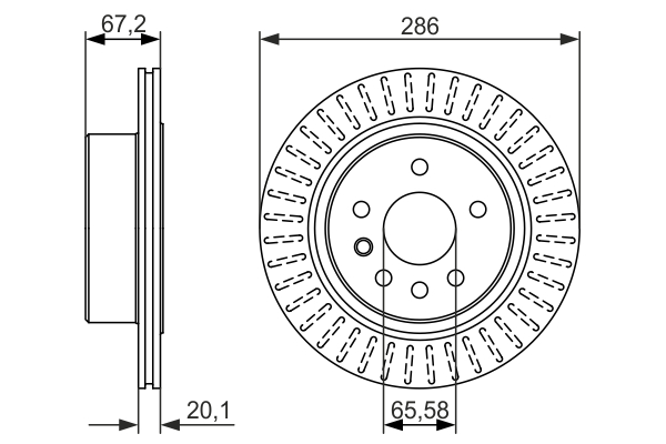 Discofreno - 0 986 479 394 BOSCH