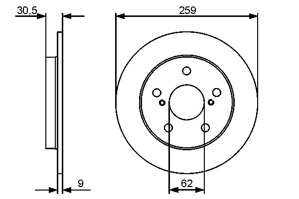 Discofreno - 0 986 479 418 BOSCH