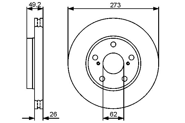 Discofreno - 0 986 479 425 BOSCH