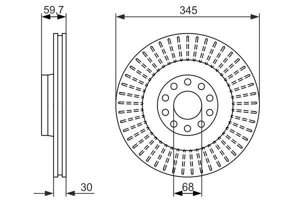 Discofreno - 0 986 479 589 BOSCH