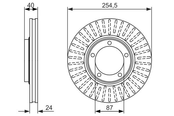 Discofreno - 0 986 479 596 BOSCH