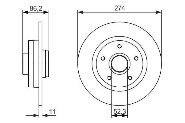 Discofreno - 0 986 479 682 BOSCH