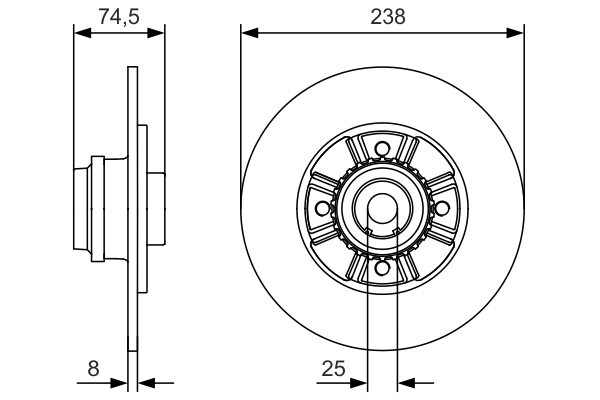 Discofreno - 0 986 479 760 BOSCH