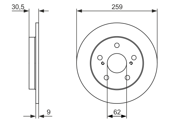 Discofreno - 0 986 479 765 BOSCH
