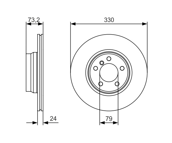 Discofreno - 0 986 479 A06 BOSCH