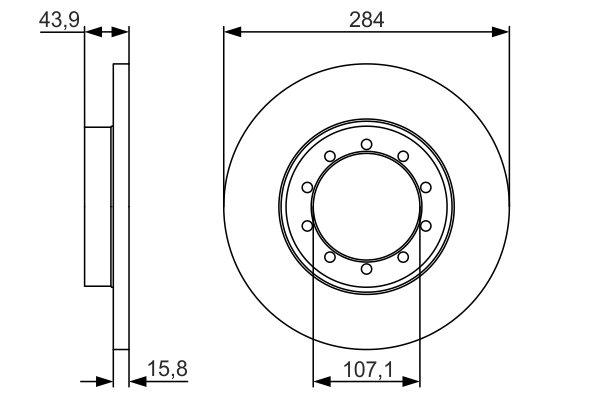 Discofreno - 0 986 479 A34 BOSCH