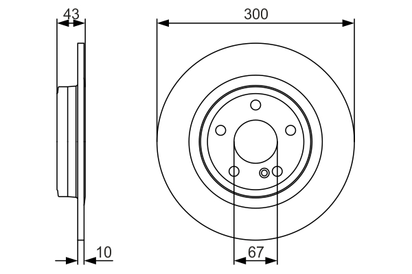 Discofreno - 0 986 479 A38 BOSCH