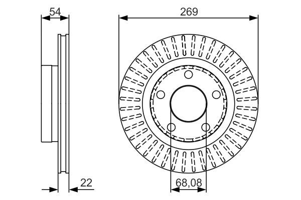 Discofreno - 0 986 479 A42 BOSCH