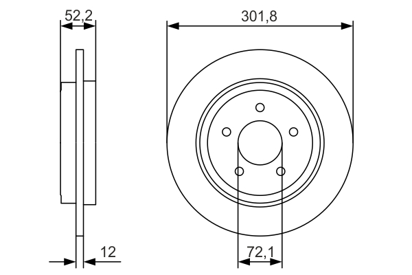 Discofreno - 0 986 479 A53 BOSCH