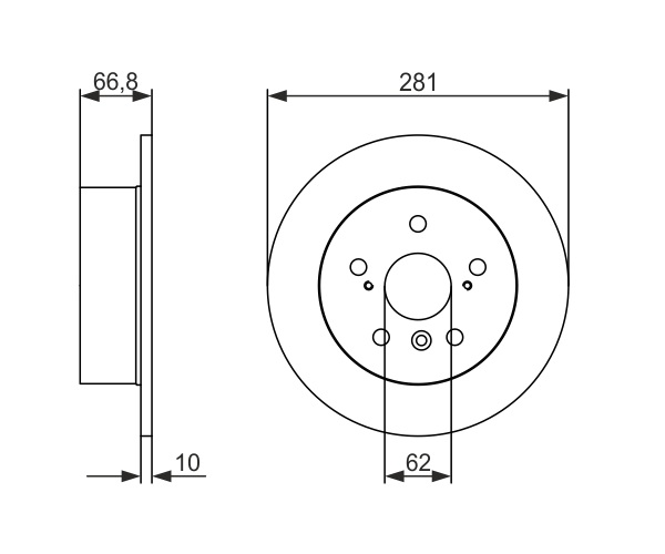 Discofreno - 0 986 479 C21 BOSCH