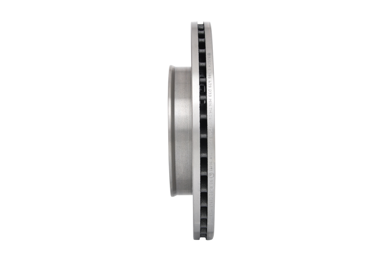 Brake Disc - 0 986 479 D33 BOSCH