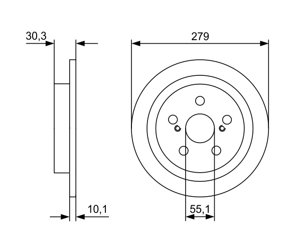 Discofreno - 0 986 479 D35 BOSCH