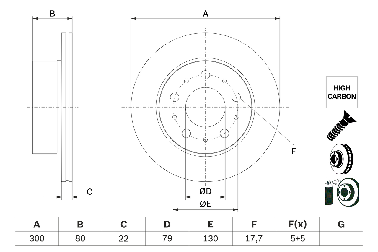 Discofreno - 0 986 479 E02 BOSCH