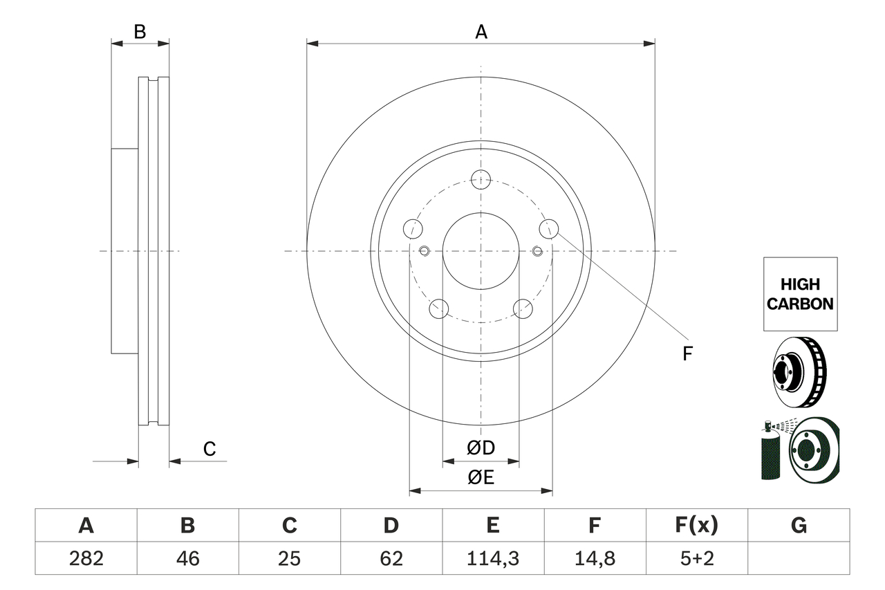 Discofreno - 0 986 479 F92 BOSCH
