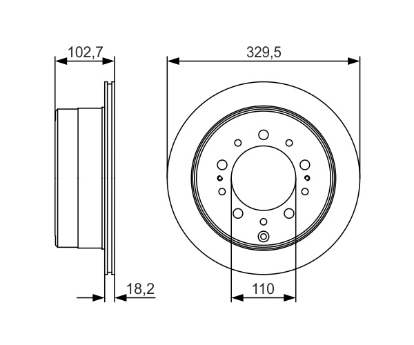 Discofreno - 0 986 479 R15 BOSCH