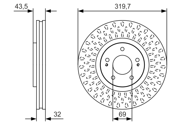 Discofreno - 0 986 479 T01 BOSCH