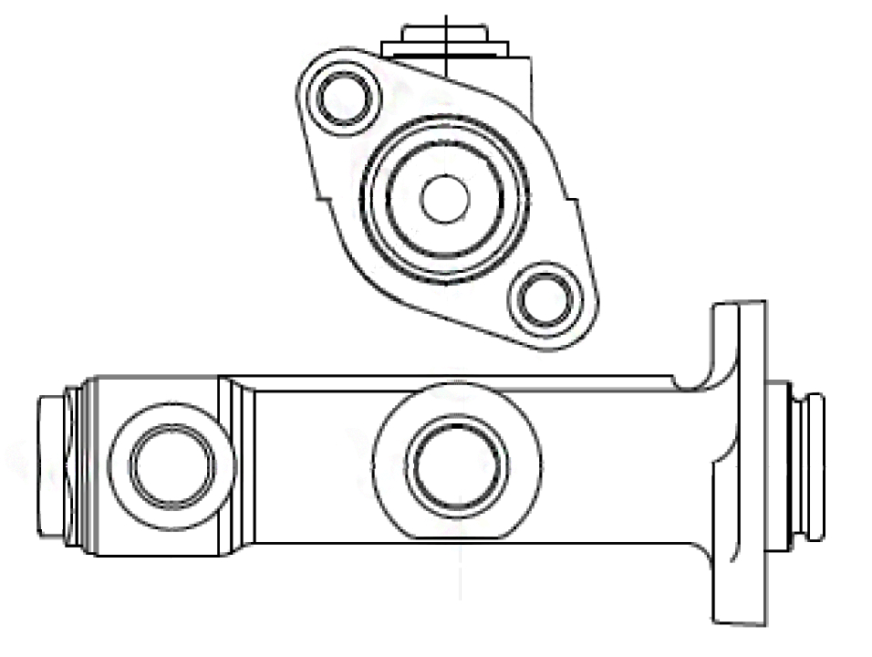 Master Cylinder, clutch - 0 986 486 000 BOSCH