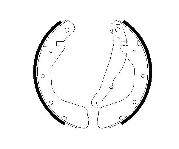 Brake Shoe Set - 0 986 487 264 BOSCH