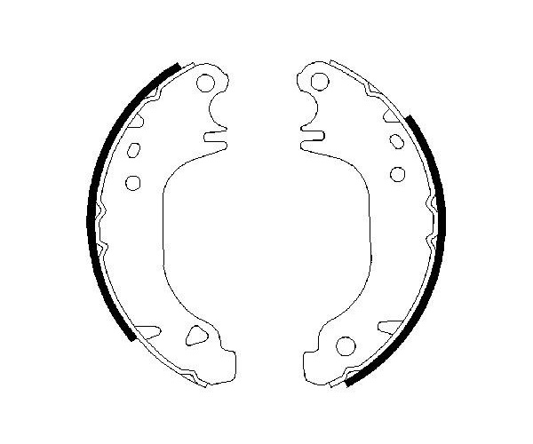Brake Shoe Set - 0 986 487 274 BOSCH