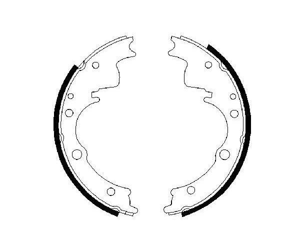 Brake Shoe Set - 0 986 487 287 BOSCH