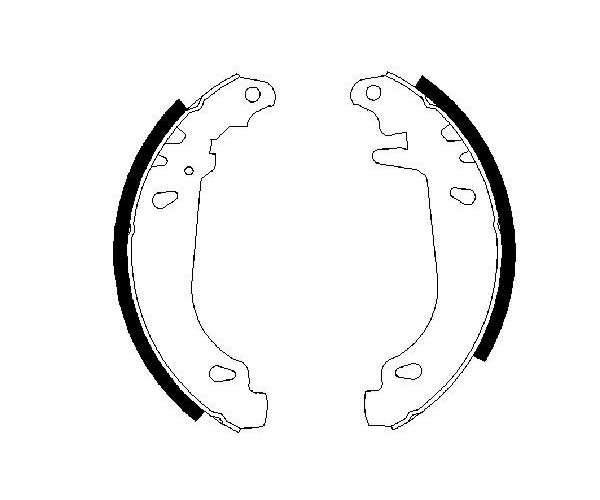 Brake Shoe Set - 0 986 487 346 BOSCH