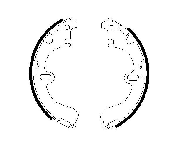 Brake Shoe Set - 0 986 487 422 BOSCH