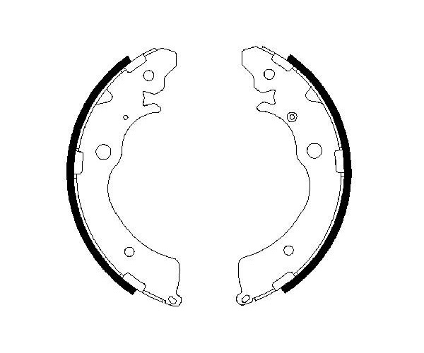 Brake Shoe Set - 0 986 487 440 BOSCH