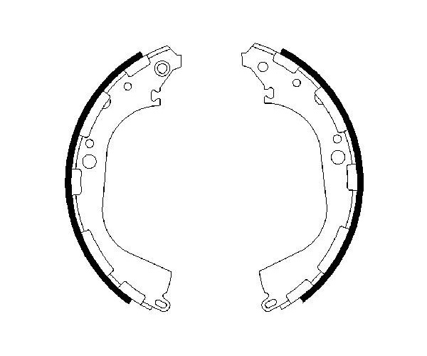 Brake Shoe Set - 0 986 487 464 BOSCH