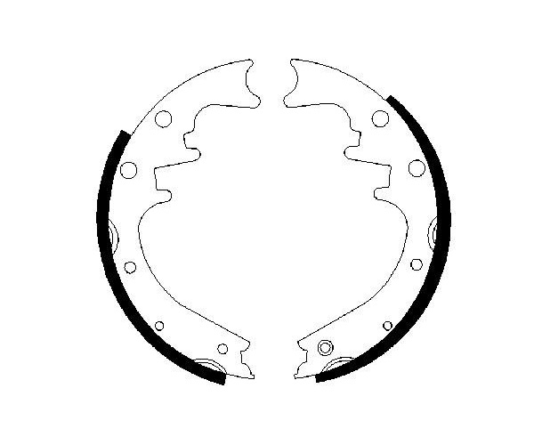 Brake Shoe Set - 0 986 487 529 BOSCH