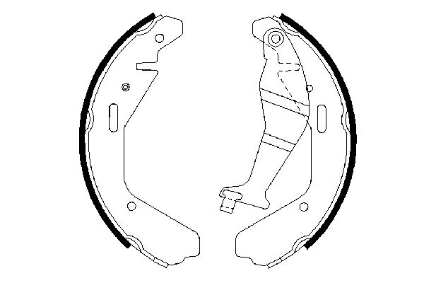 Brake Shoe Set - 0 986 487 707 BOSCH