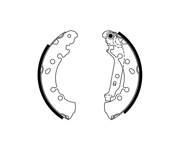 Brake Shoe Set - 0 986 487 759 BOSCH