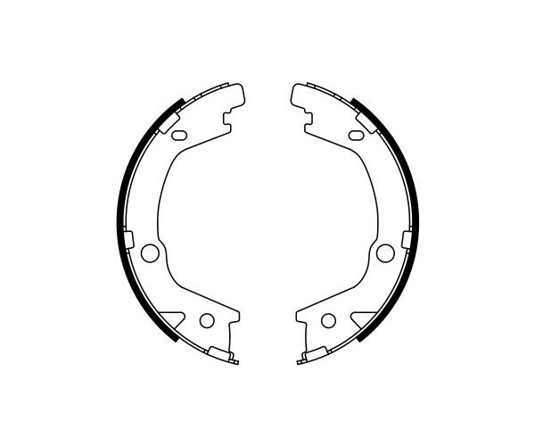 Brake Shoe Set, parking brake - 0 986 487 770 BOSCH